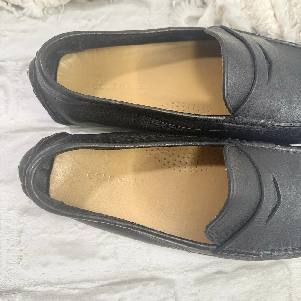 Cole Haan C04535 Black Howland Penny Loafers Driving Mocs Soft Comfort Mens 11 W